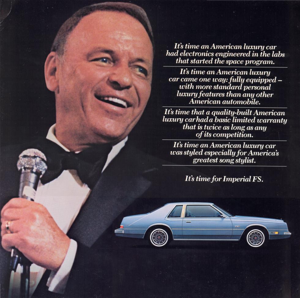 1981 Chrysler Imperial Frank Sinatra Folder